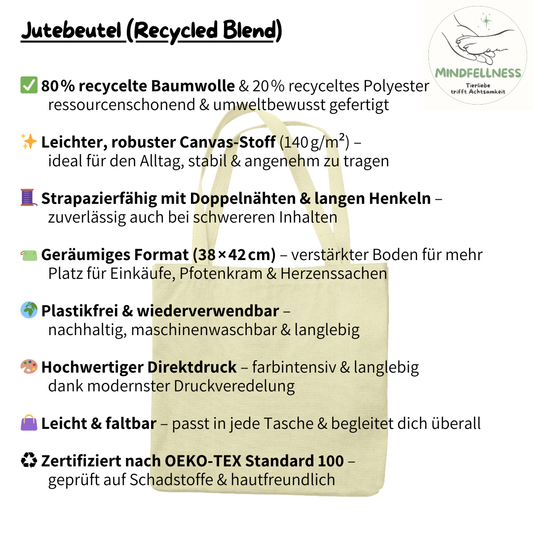 Meine Katze & Ich Yin & Yang Beutel