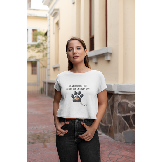 Fellnasen gehen leise Shirt | Cropped