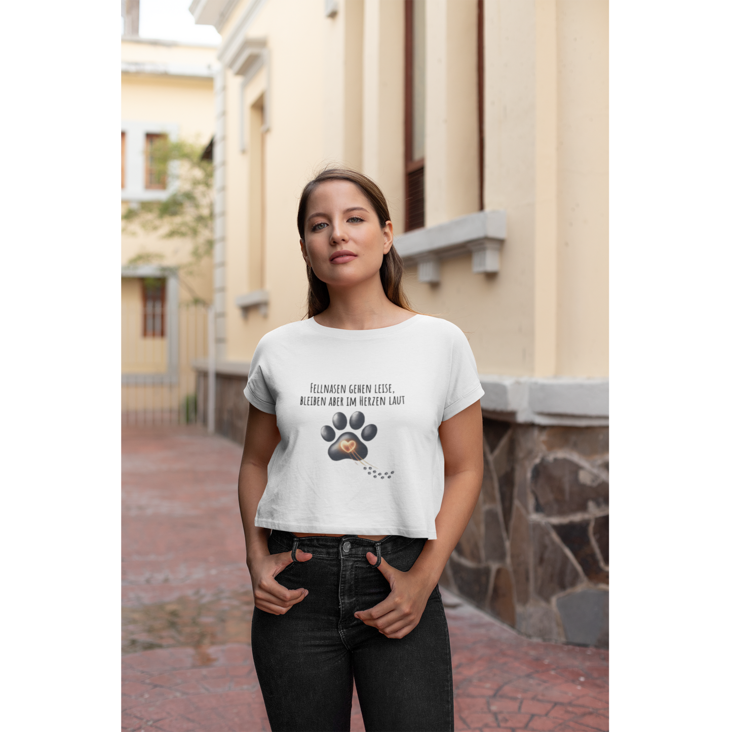 Fellnasen gehen leise Shirt | Cropped